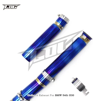 Upgraded versionCustom Sound System for 530i/540i G30/G31 2.0T/3.0T B48/B58 2018-2024 Racing Car Exhaust Pipes Muffler Escap - immagine 3
