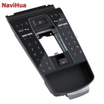 Upgrade Car Center Control Saddle Panel for Porsche Macan 2024 Style Upgrade Dashboard Interior Modification Body Kit Car Parts