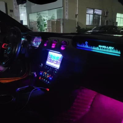 LED Atmosphere Light Passenger Trim Led Light for Ford Mustang Car Styling Ambient Light - immagine 3