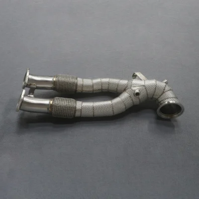 Modification Rongdi High Flow Heat Shield Exhaust Straight Downpipe for TTRS RS3 2015-2019 2.0T - immagine 2