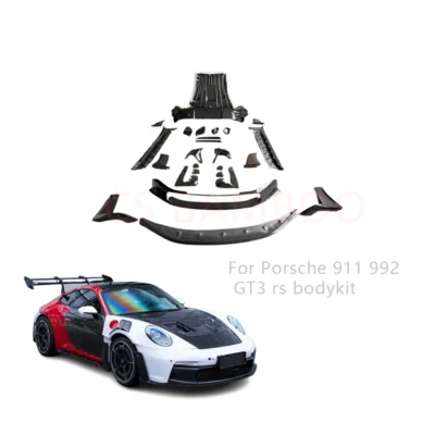 Car Parts BodyKit Front Lip Hood Bodykit Side Skirts for Porsche Upgrade Gt3 rs Body Kit 2017