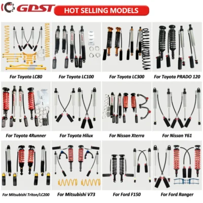 GDST 4WD Accessories 4X4 Off Road Nitrogen Shock Absorber Adjustable Suspension Kit For Ford F150 F-150 - Image 6