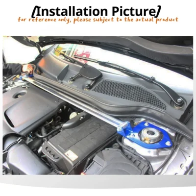 for Mercedes-Benz A-Class A200 A260 GLA45 A220 A180 Front Strut Bar Tower Brace Upper Shock Stabilizer STB Anti-Roll Sway Bar - immagine 2