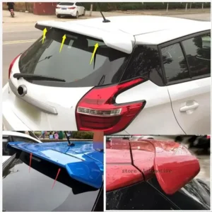 Primer Car Rear Trunk Spoiler Wing Spoiler Rear Diffuser (1 PCS) For TOYOTA YARiS L 2014 2015 2016-18 -19-2022