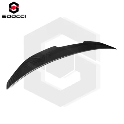 Carbon Fiber PSM Style M3 M4 Rear Wing for BMW M3 F80 M4 F82 F83 Rear Diffuser Trunks Lip Spoiler Splitter Aerodynamic - immagine 4