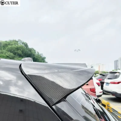 Q5 SQ5 Carbon Fiber Rear Roof Spoiler Wings for Audi Q5 Car Body Kit 09-17 - immagine 4