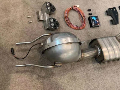 G Class W464 G350D Exhaust System With Waves Stainless Steel Car Muffler for W463a Auto Parts Tuning - Image 2