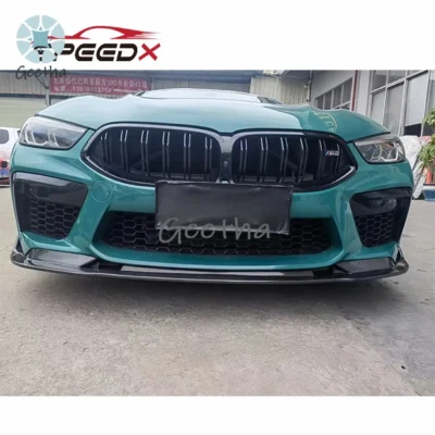 For BMW M8 F92 F91 Carbon Fiber Body Kit Front Lip Side Skirt Spoiler Tail Wing Rear Diffuser - immagine 2