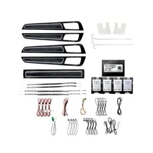 For Car Decorative Lamp Atmosphere Light Car Ambient Lighting Real Carbon For Porsche Cayenne