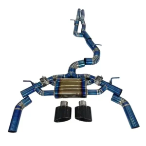 Modification Auto Performance Parts Titanium Alloy Catback RS3 TTRS 2.5T Exhaust Muffler with Valve Car Accessories Pipe