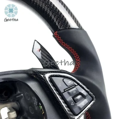 Car Interior Accessories Carbon Fiber Steering Wheel for Chevrolet CARoss2016 2017 2018 2019 2020 Body kit bumper - immagine 2