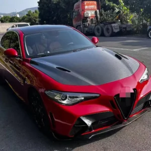 suitable for Alfa Romeo Giulia Body Kit Upgrades GTAM Style Front and Rear Bumper Spoilers with Carbon Fiber