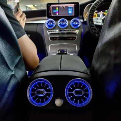 For W205 Auto Lighting System 64 Colors Ambient Light For Mercedes Benz C-class 2015-2021 GLC X253 Car Interior Light Ambient La - immagine 6