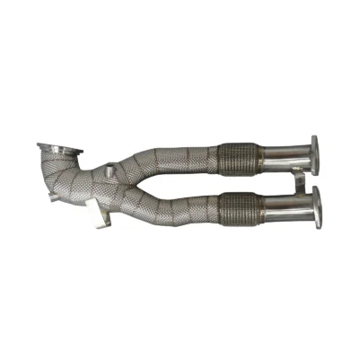 Modification Rongdi High Flow Heat Shield Exhaust Straight Downpipe for TTRS RS3 2015-2019 2.0T