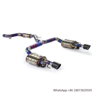 For 2008-2020 Volkswagen CC Titanium Alloy Exhaust Pipe 2.0T Car Sound System Accessories with Muffler and Exhaust Tip