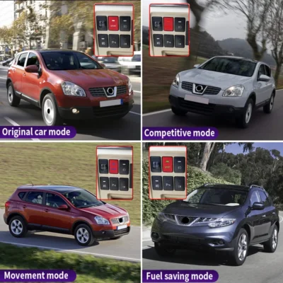 Throttle accelerator compatible with 2008-2021 Nissan Murano QASHQAI car sports power module switch to improve car performance - immagine 3