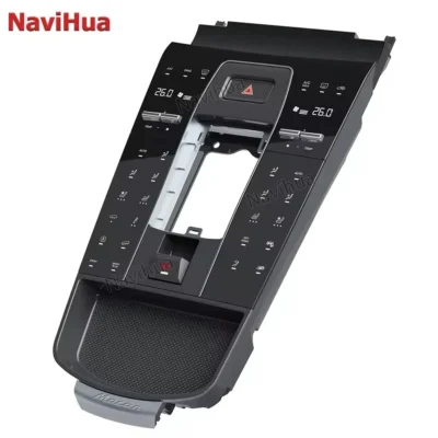 Upgrade Car Center Control Saddle Panel for Porsche Macan 2024 Style Upgrade Dashboard Interior Modification Body Kit Car Parts - immagine 2