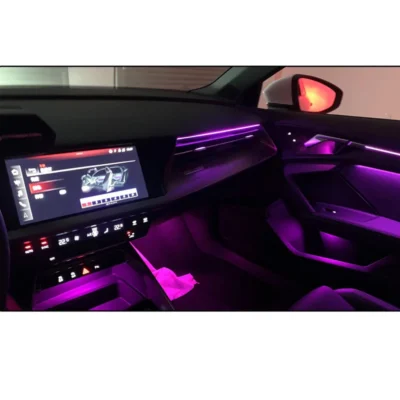 Led Multi Colors Led Atmosphere Lights Car Ambient Light Kit for Audi A3 2021-2025 - immagine 3