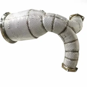 Downpipe For AUDI A8 C8 3.0T 2018-2022 High Flow Catted Downpipe Exhaust Downpipe Exhaust Pipe