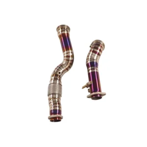 ING Titanium Alloy for BMW M3 M4 G80 G82 Downpipe Exhaust Pipe System High Quality Auto Performance Tuning Parts