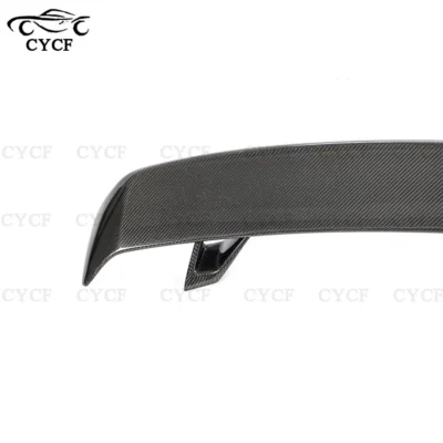 For Audi A5 A6 A7 S7 RS7 TT real carbon fiber car trunk spoiler diffuser car rear wing rear wing car accessories - immagine 3