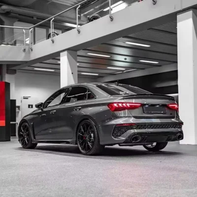 Suitable for Audi A3 S3 RS3 8Y 2021 2022 2023 2024 Automobile Rear Spoiler Body Rear Diffuser Rear Tailgate Top Wing Modific - immagine 5