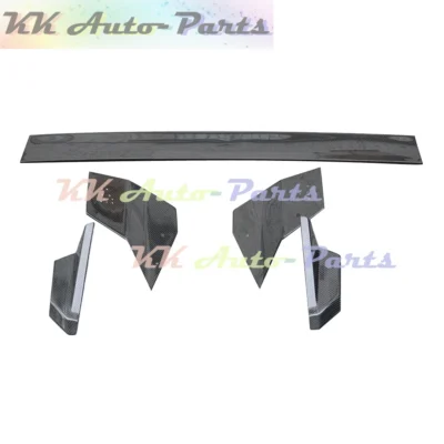 Carbon Fiber Rear Trunk Spoiler Lip GT Wing For Honda Civic 10TH FK7 FK8 Hatchback 5 Door 2016-2021 - immagine 2