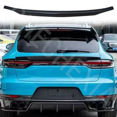 For 14-23 Porsche Macan Spoiler Car Trunk Lid Decorative Cover High-Quality Carbon Fiber Material Diffuser Body Kit Rear Wing - immagine 6