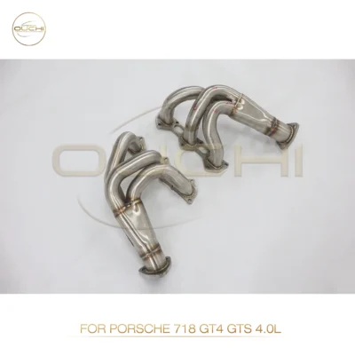 OUCHI Exhaust System Stainless Steel Performance Headers For Porsche 718 GT4 GTS 4.0L Racing Manifold - immagine 3