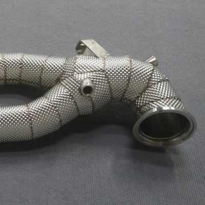 Modification Rongdi High Flow Heat Shield Exhaust Straight Downpipe for TTRS RS3 2015-2019 2.0T - immagine 4