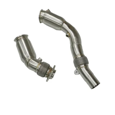 For BMW M3 M4 S55 Exhaust Downpipe 304 Stainless Steel New Condition 2014-2019 Model for F80 F82 - immagine 2