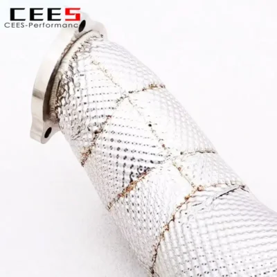 CEES 304 High Flow Catted Downpipe For AUDI RS4 2.9T 2019 - 2022 High Performance Exhaust Downpipe - Image 4