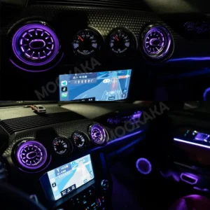 For Ford Mustang 2015 2016 2017 - 2023 Car Ambient Lighting LCD Display cockpit decorative light Modification New Car Accessory