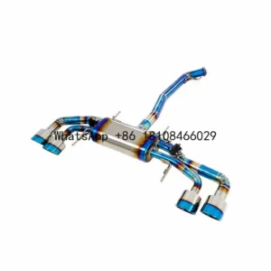 High Performance Car Titanium Valvetronic Exhaust Catback for Nissan GTR R35 3.8T