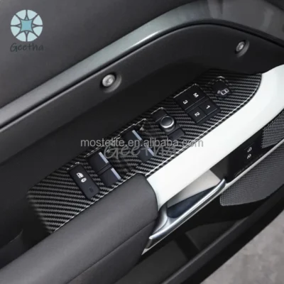 For New Design Car Interior Accessories ABS Dry Carbon Fiber Interior Kits For Land Rover Defender 90 110 130 - Image 5