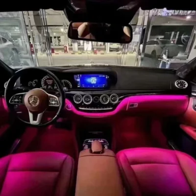 Tulis Car Interior Air Vent Atmosphere LED Decorative Ambient Light for Mercedes Benz S Series W221 Upgraded to W222 - Image 3