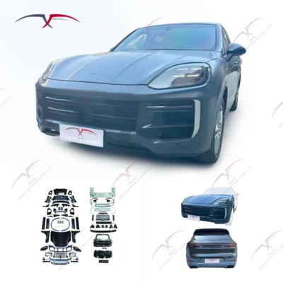 New Modification of Car Exterior Parts Suitable for Porsche Cayenne Body Kit 2010-2017 Non-destructive Old to New 2024 Model Kit