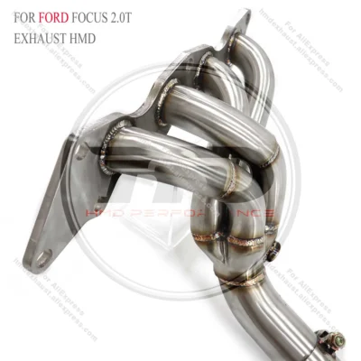 Customizable Manifold For Ford Focus 2.0T Stainless Steel Exhaust System Without Heat Shield Header Direct Installation HMD - immagine 2