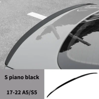 For Audi A5 S5 2017-2022 Car Spoiler Wing Parts Rear Trunk Diffuser Wings Guard Protector Cover Accessories Body Kits Tuning - immagine 2