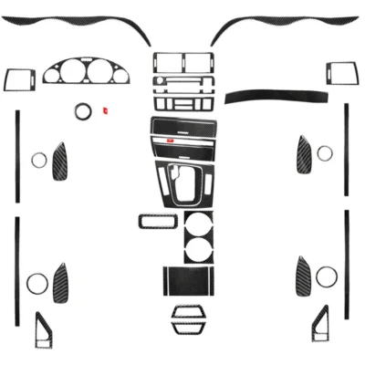 BYMTM Car carbon fiber interior decoration sticker product patch board For BMW 3 Series E46