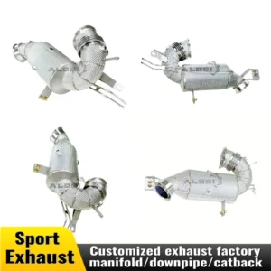 For Mercedes Benz AMG E53 GLE53 CLE53 3.0T OPF 2024 stainless steel exhaust downpipe racing performance head power upgrade