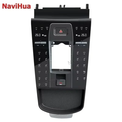 Upgrade Car Center Control Saddle Panel for Porsche Macan 2024 Style Upgrade Dashboard Interior Modification Body Kit Car Parts - immagine 4