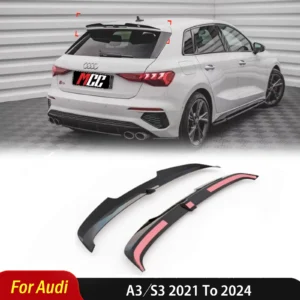 For Audi A3/S3 2021 To 2024 Hatchback Modification RS Blade Car Spoiler Wing Diffuser Tuning Auto Accessories Body Kit Car Parts