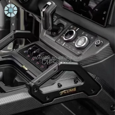 For New Design Car Interior Accessories ABS Dry Carbon Fiber Interior Kits For Land Rover Defender 90 110 130 - Image 4