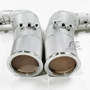 High performance stainless steel exhaust pipe for Lamborghini URUS 4.0T 2019+No engine malfunction light insulated downpipe