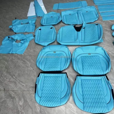 Brand New G Wagon Full Set Leather Seat Cover Whole Car Interior Wrapping for Benz g Class g Wagon W463 W464 - immagine 2
