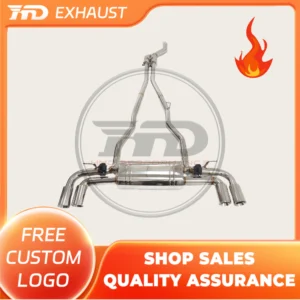 HMD SS304 Racing Performance Car Catback Exhaust Muffler Pipe Sport Sound for BMW 520I 530I 540i G30 G31 B48 B58 2.0T 3.0T