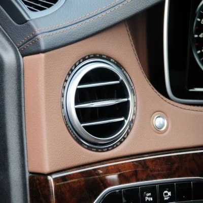 For Mercedes Benz Maybach S-Class 2013-2020 Modified Carbon Fiber Car Steering Wheel Gear Interior Full Set Decorative Sticker - immagine 3