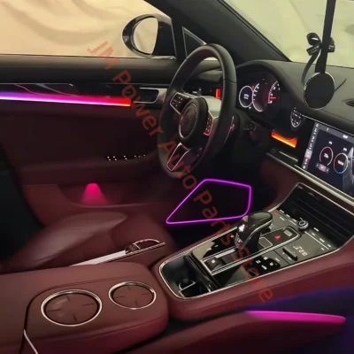 For Porsche Panamera 2017-2023 Atmosphere Lamp Car interior lighting upgrade car accessories Luminous cover plate Ambient Light - immagine 2