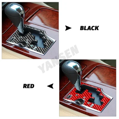 Real Carbon Fiber Car Interior Sticker Decoration Accessories for Lexus GS 2006-2011 Upgrade Body Kit - immagine 4